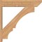 Ekena Millwork Balboa Slat Smooth Outlooker, Western Red Cedar, 7 1/2"W x 36"D x 36"H OUT08X36X36BOA06SWR - alternate 2